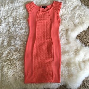Coral Bodycon Guess Dress Size XS